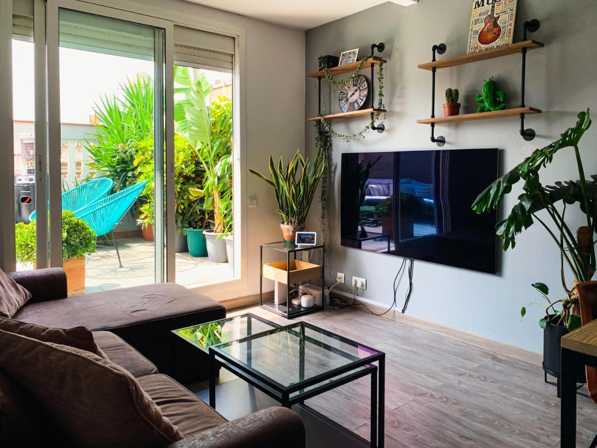 Incredible 2Br Penthouse With Urban Rooftop Garden Barcelone Extérieur photo