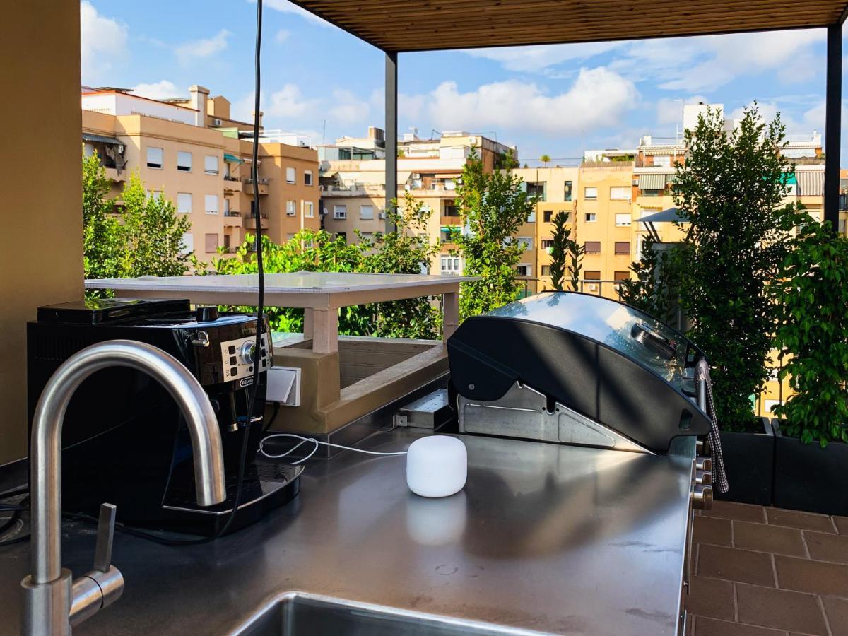 Incredible 2Br Penthouse With Urban Rooftop Garden Barcelone Extérieur photo